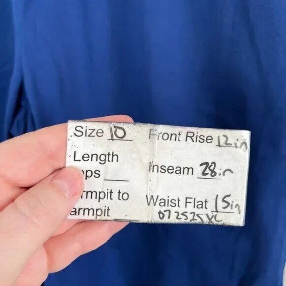 Everlane Womens The Easy Pant Pull On Stretch Waist Blue Organic Cotton 10 - Picture 4 of 7